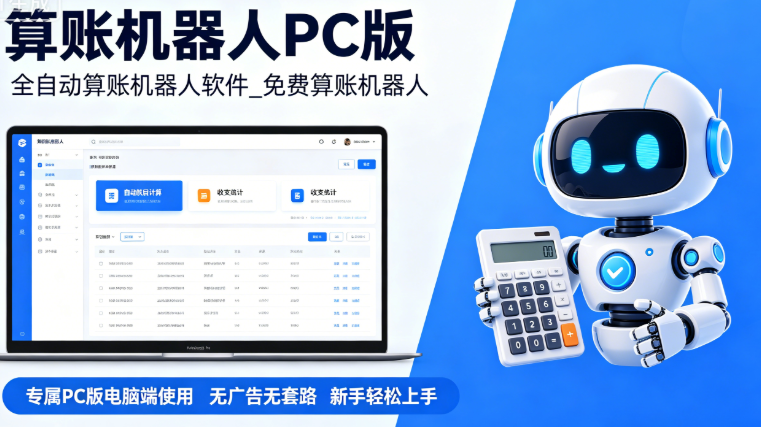 算账机器人官网_PC 算账机器人_全自动算账软件下载